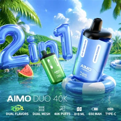 Vapeador Desechable De 40.000 Inhalaciones Con 2 Sabores Intercambiables