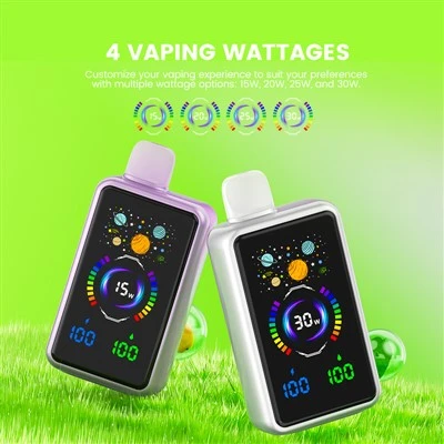 Vaporizador Desechable OVNS MESH25 De 30000 Caladas Con Pantalla Completa.