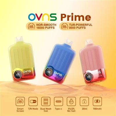 Vaporizadores Desechables OVNS Prime De 16.000 Caladas